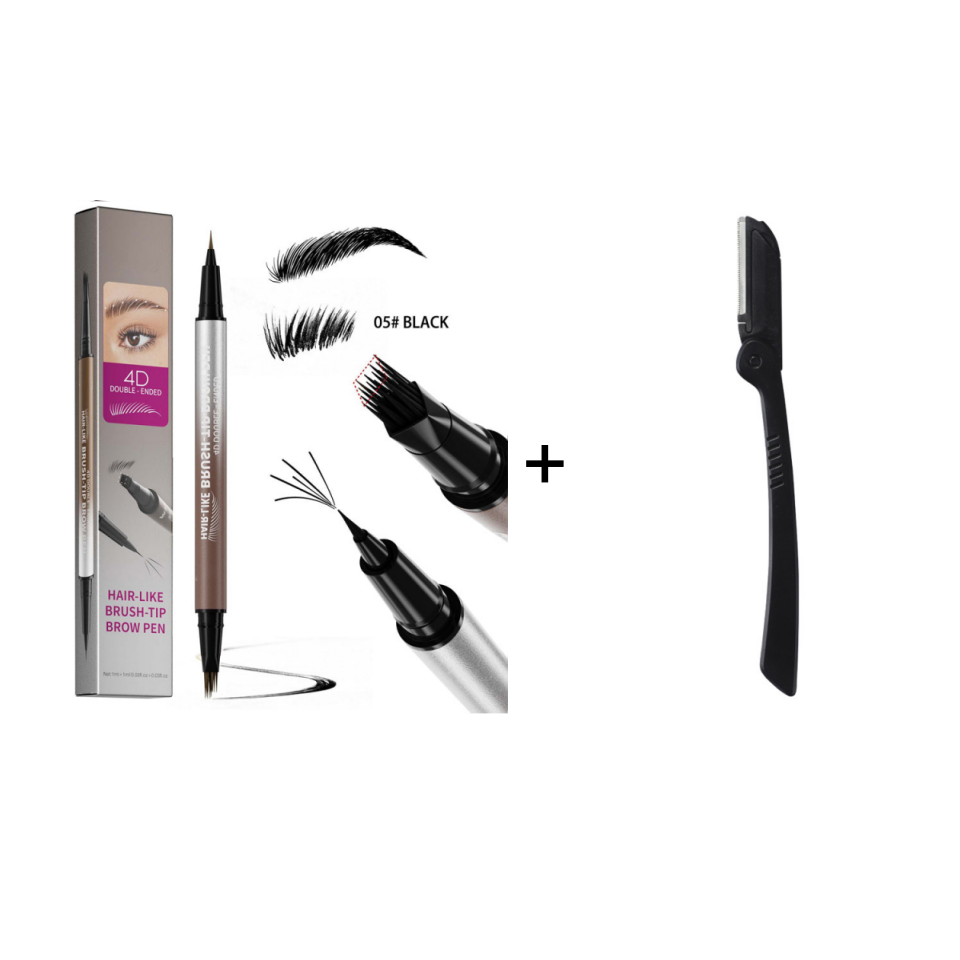 🏆Flash Sale⚡50K+ SOLD! Almost Gone💥💕2-in-1 Waterproof Liquid Brow Pen