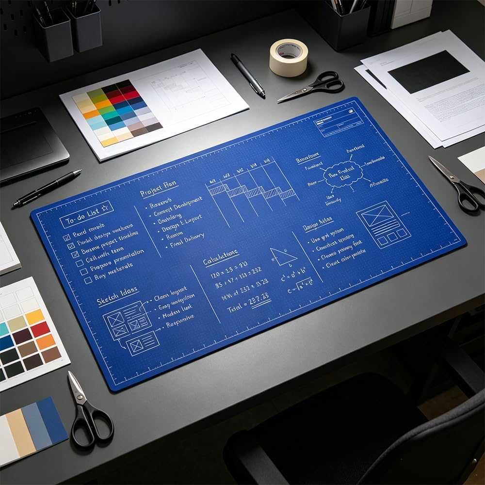 📝✨ 50% OFF TODAY! Turn Your Desk into a Reusable Creative Workspace — Write, Sketch & Plan Without Wasting Paper!