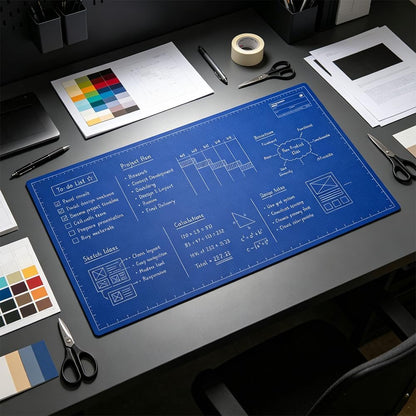 📝✨ 50% OFF TODAY! Turn Your Desk into a Reusable Creative Workspace — Write, Sketch & Plan Without Wasting Paper!