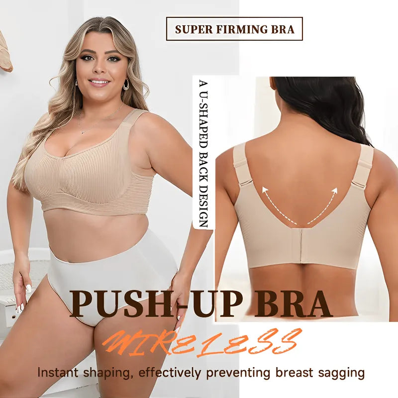 🎁 🔥Super Firming Wire-Free Full Cup Bra All-Day Comfort No More Sagging (3-Pack Value Set)