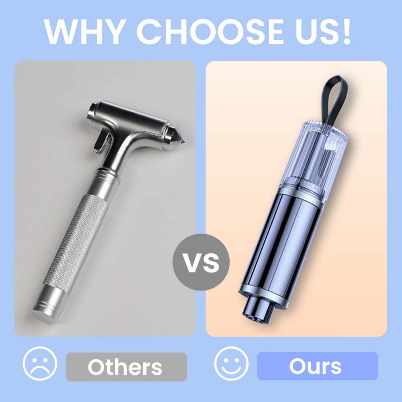 🌟 BUY 2 get 1 free 🌟Emergency Car Window Breaker Seatbelt Cutter Tool