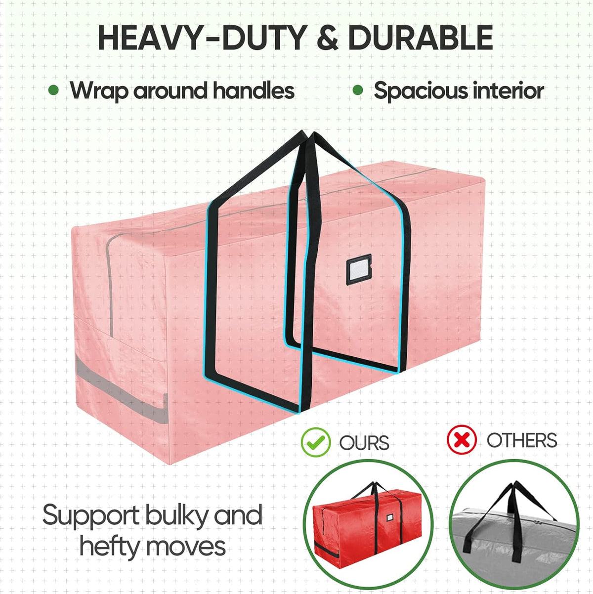 🎄 50% OFF NOW ! 🎅 Christmas Tree Durable Waterproof Storage Bag – Easy to Carry, Protects from Dust & Moisture 🎁