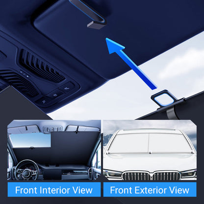 🔥Hot Sale 50% 0FF❄️Car Windshield Sun Shade Set