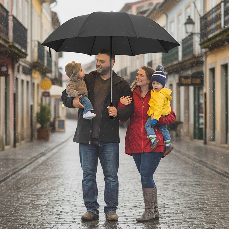 ☔✨🌧️💨 12-Rib Windproof Umbrella – Large Coverage, Compact Fold & Durable Frame for Heavy Rain & Wind. Over 13,847 Dry Days Guaranteed!✨