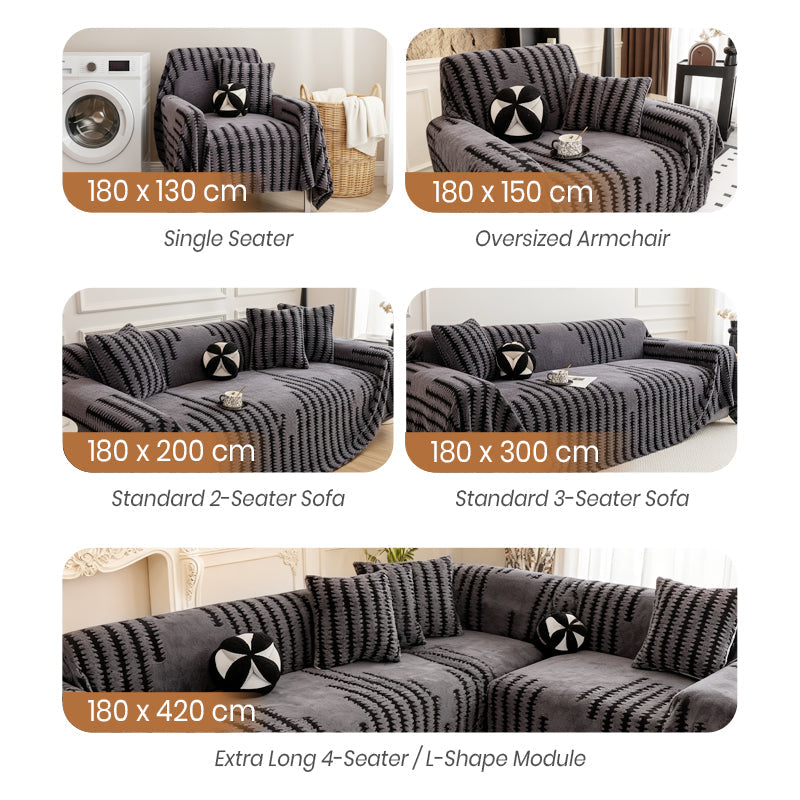 📢📢LAST DAY SALE 50% OFF⚡ Plush Non-Slip Sofa Cover🛋️
