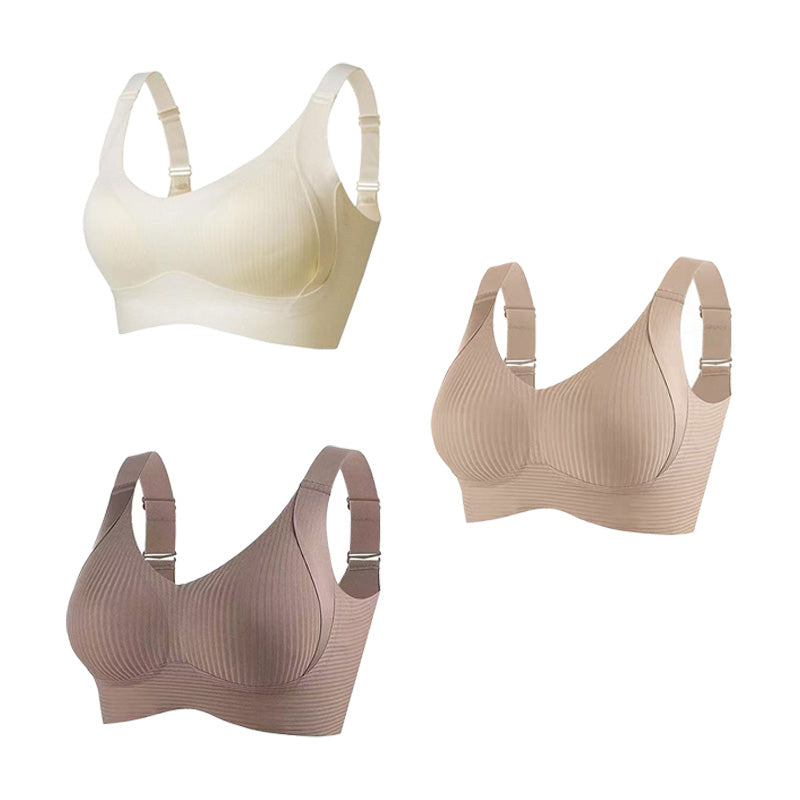 🎁 🔥Super Firming Wire-Free Full Cup Bra All-Day Comfort No More Sagging (3-Pack Value Set)