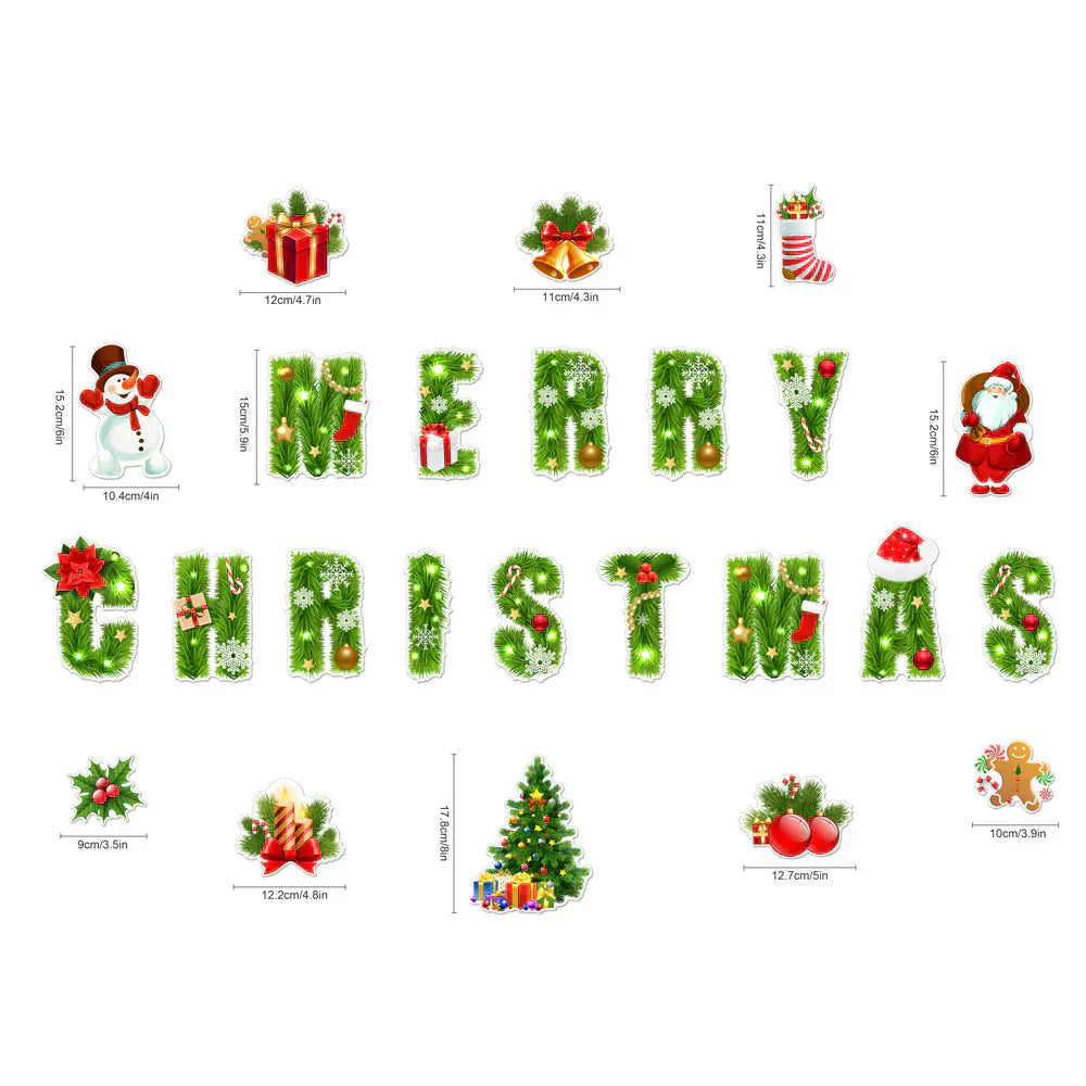 🎁Christmas Sale 50% Off🎅 Christmas Themed Magnetic Sticker🎄Fun, Festive & Family-Friendly!