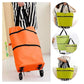 🛍️✨ Convertible shopping tote – hides wheels, holds 20kg, expands with zipper!