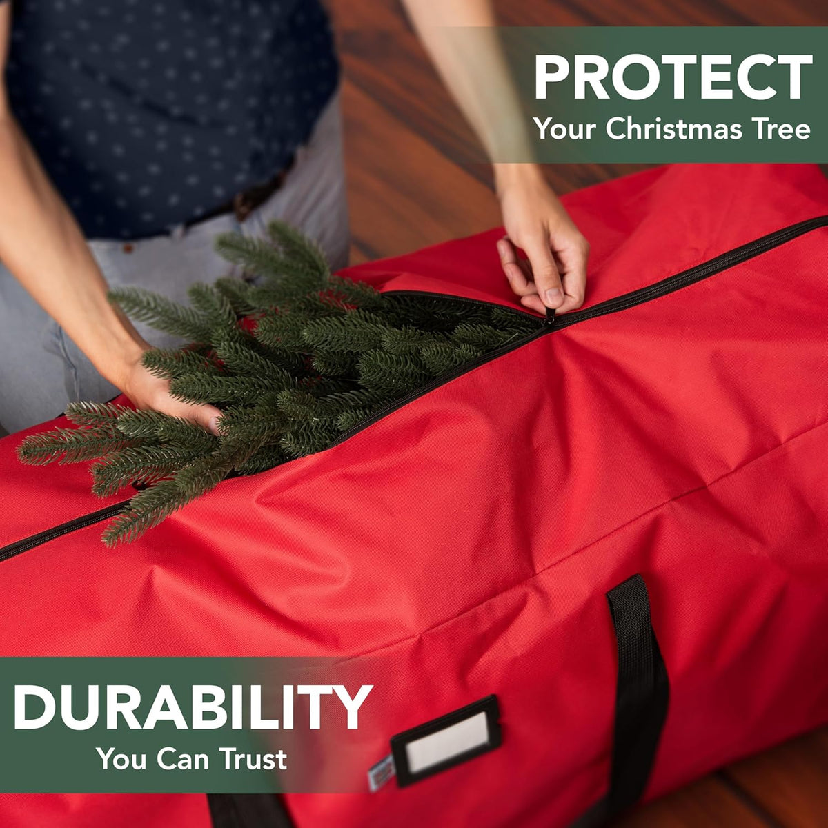 🎄 50% OFF NOW ! 🎅 Christmas Tree Durable Waterproof Storage Bag – Easy to Carry, Protects from Dust & Moisture 🎁
