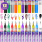 12 Colors Nail Art Pens Set🎨💅