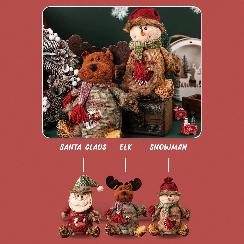 🦌🎅Christmas Pre-Sale 49% OFF🎅Christmas Gift Bags Zipper Design✨Make Your Gifts Memorable💗
