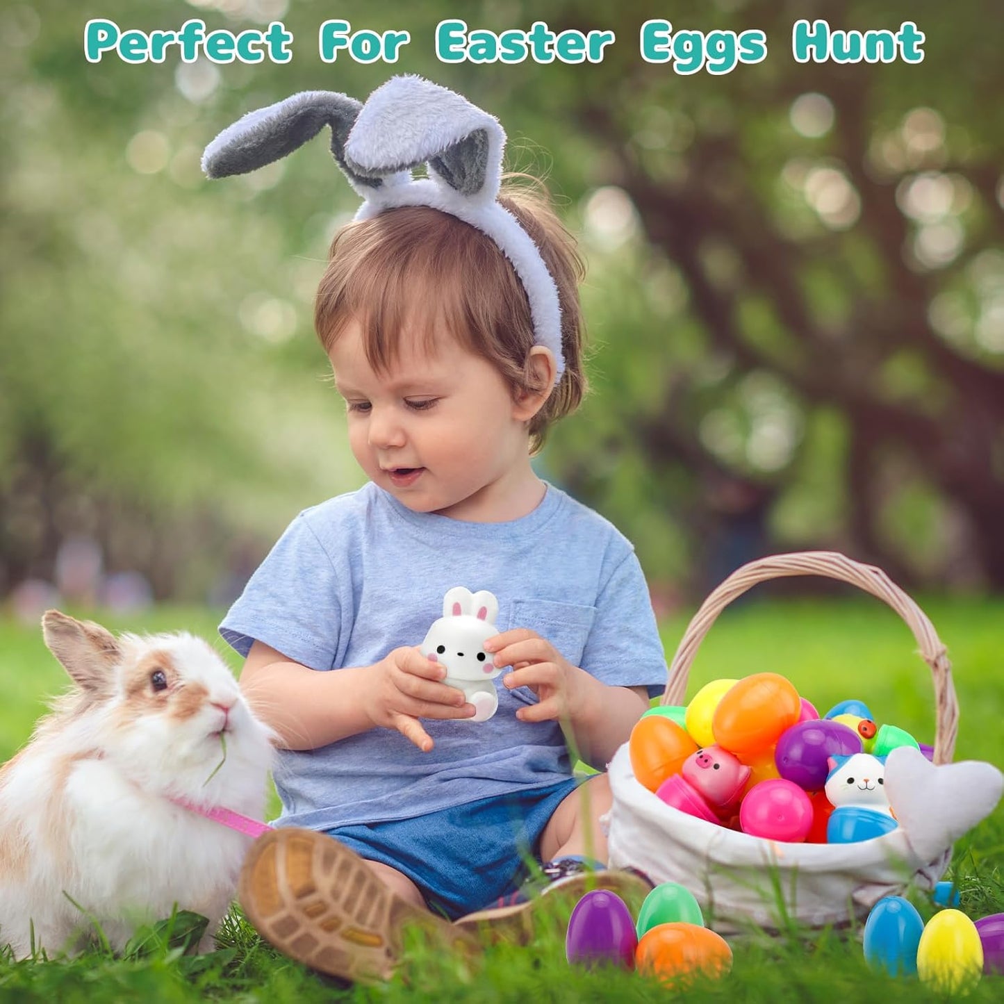 🔥Last Day Special Price ￡9.99!!⚡50K+ SOLD🎁12/24PCS Easter Eggs Prefilled Slow Rising Squishy Toys