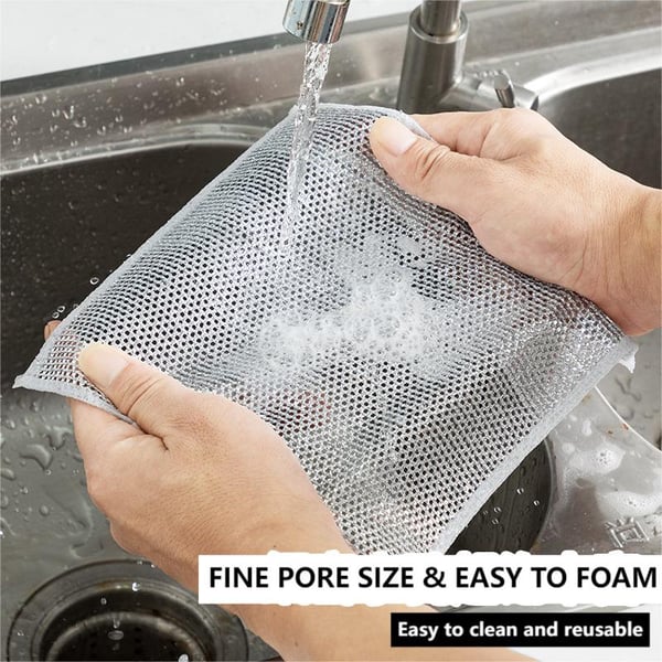✨NEW YEAR SALE🤩Multipurpose Non-Scratch Scrubbing Wire Dishwashing Rags
