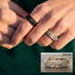 Sun, Moon, and Stars Anxiety Relief Spinner Ring for Couples