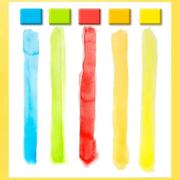 🎨Solid Watercolor Paint Set With Water Brush Pen Sponge