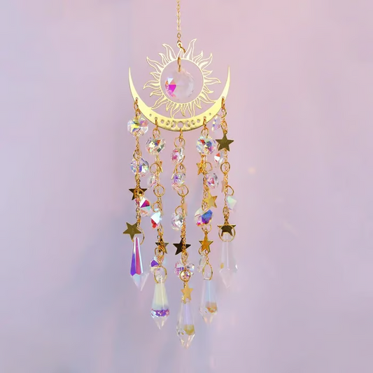 ✨Crystal Sun Catcher, lndoor Outdoor Decor for Window Bedroom Courtyard Garden☪️