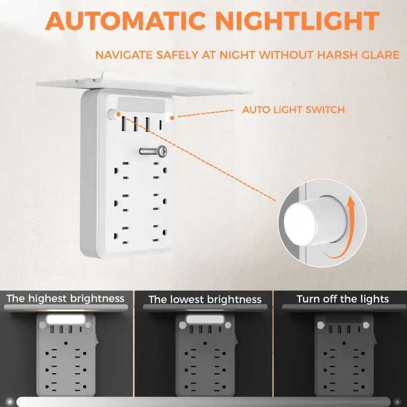 Wall Outlet Extender with Shelf Night（Buy 2 Free Shipping✈️）