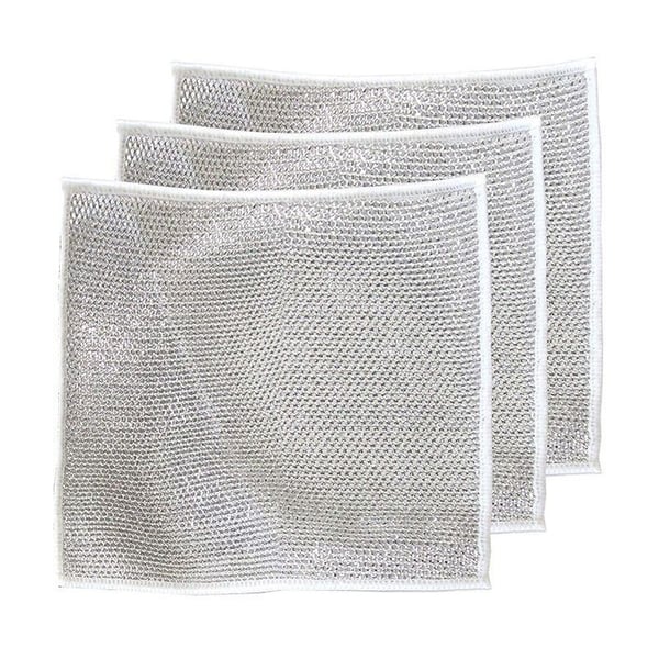 ✨NEW YEAR SALE🤩Multipurpose Non-Scratch Scrubbing Wire Dishwashing Rags