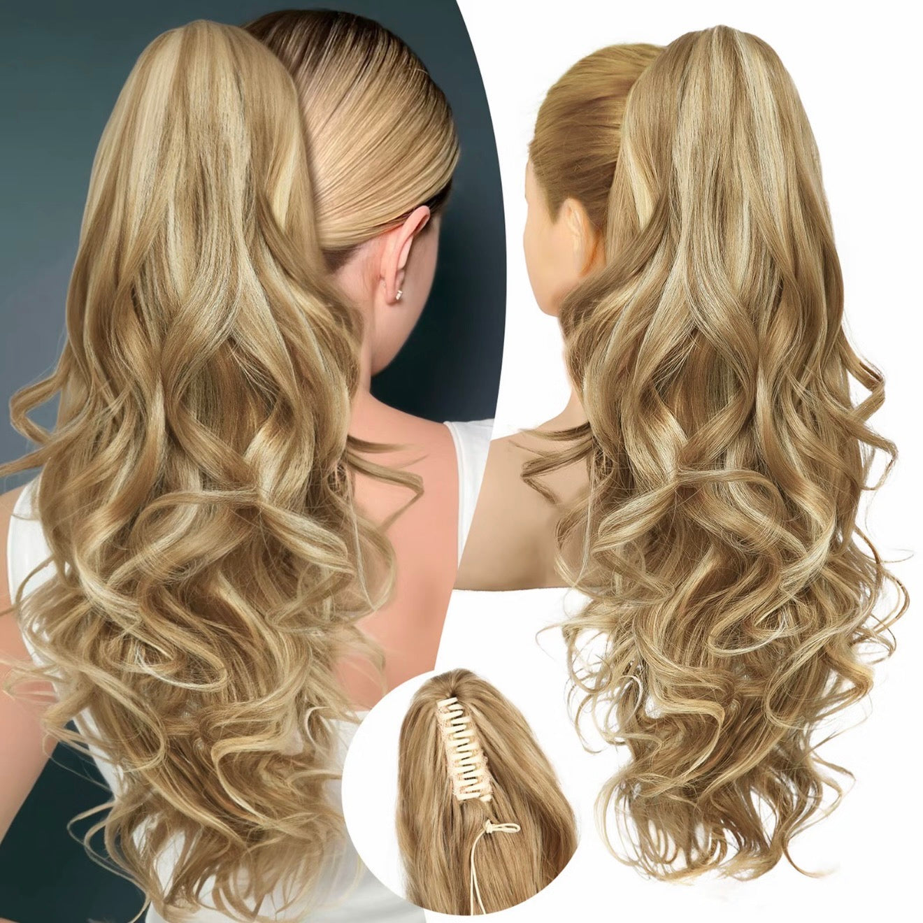 💖LAST DAY PROMOTION - 50%OFF 💖 Clip-on Wavy Ponytail Extension
