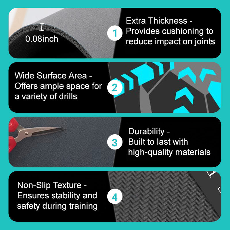 🔥Non-Slip Football Training Mat - Durable & Portable, Perfect for Footwork Drills Anywhere ✨