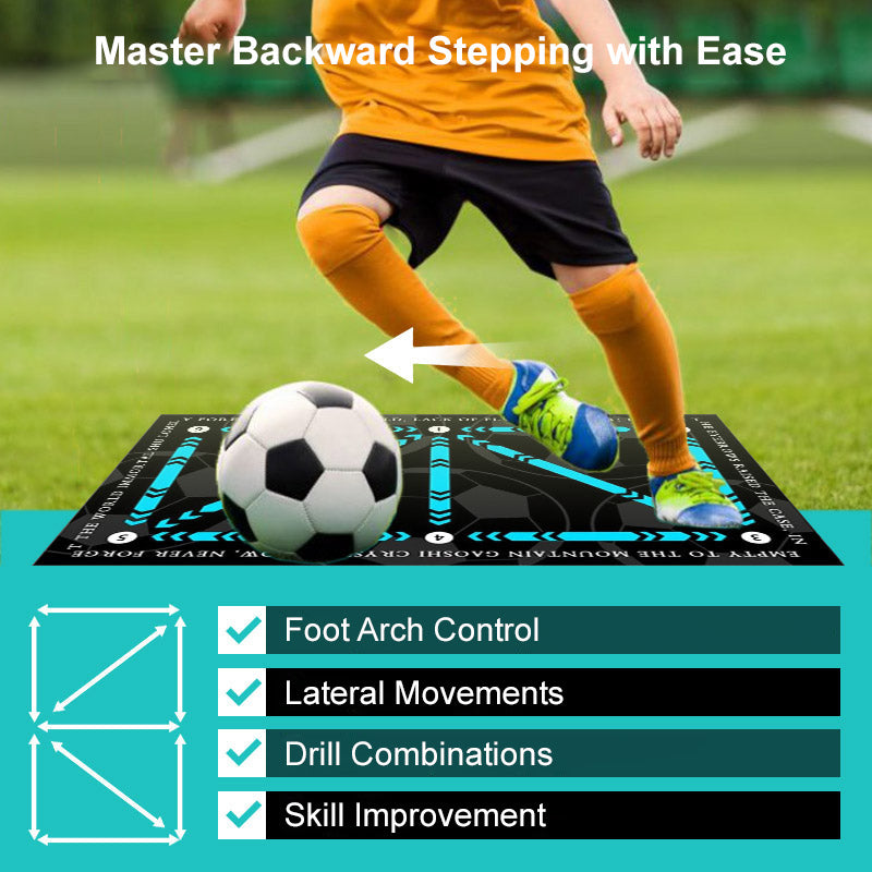 🔥Non-Slip Football Training Mat - Durable & Portable, Perfect for Footwork Drills Anywhere ✨