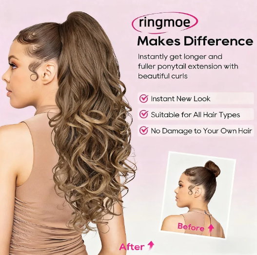 💖LAST DAY PROMOTION - 50%OFF 💖 Clip-on Wavy Ponytail Extension