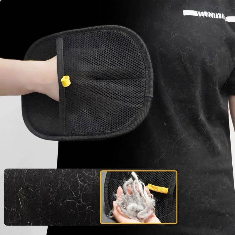 ⏳Time-Limited Special⏰Reusable Electrostatic Pet Hair Removal Glove - Works on Clothes, Couch, Car & All Fabric Surfaces