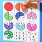 🔥LAST DAY SALE 49% OFF🏅Educational Magnetic Book Fraction Puzzle