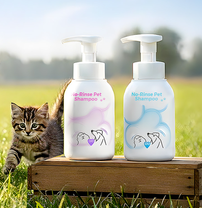 No-Rinse Pet Shampoo Foam – Natural, Antibacterial & Gentle Formula for Stress-Free Dog & Cat Grooming!