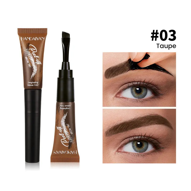 🌟🎨BUY 1 GET 1 FREE!! Waterproof Brow Tint – Peel‑off, easy apply. Covers greys, shapes perfectly. A brow game changer! 🏆✨
