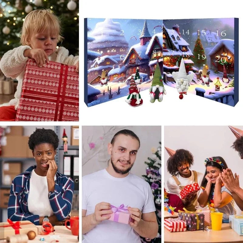 💝Gift Idea Hot sale 50% OFF🌲2025 Christmas Gnome Advent Calendar🎅