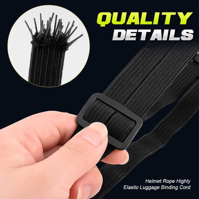 💥Last Day Big Sale 50% OFF💥 Helmet Rope Highly Elastic Luggage Binding Cord（BUY 1 GET 1 FREE）