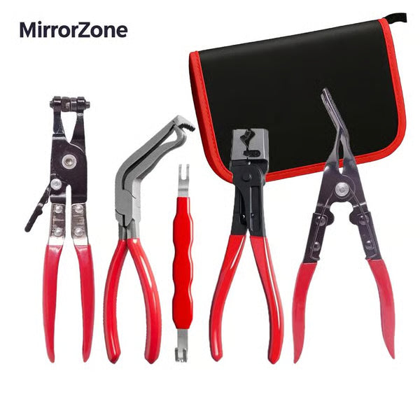 Automotive Electrical Disconnect Pliers Kit,Auto Repair Plier,High-Carbon Steel Connector Separator 60 ° Pliers,Hose Clamp Plier,Car Trim Clip Removal Pliers,Plug Release Tool and Wire Terminal Removal