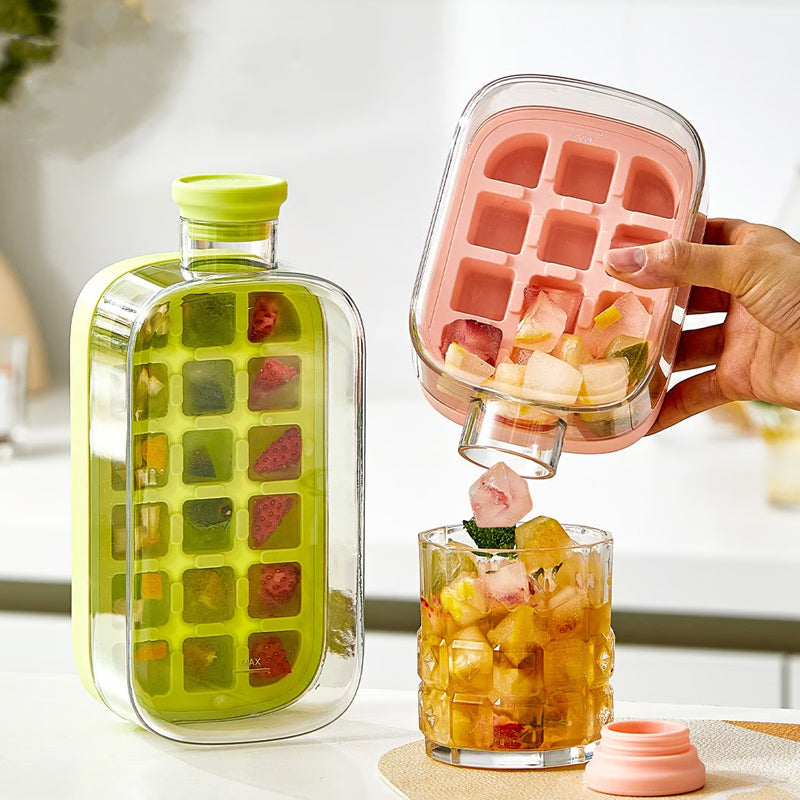 🧊Summer Hot Sale 50% OFF🔥Press-To-Cold Ice Cube Mold&Kettle☀️♨️