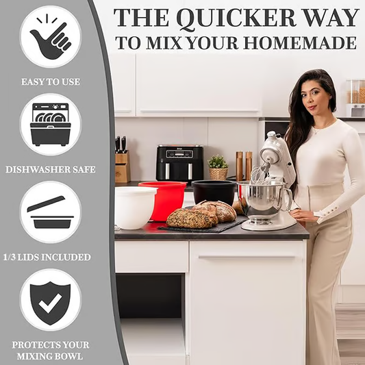 Silicone Liners for KitchenAid Mixers – Mixer Attachments & Accessories – Replacement Mixer Bowls No Longer Needed