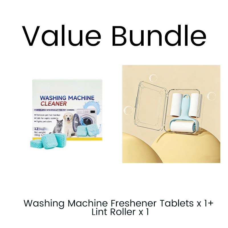 🌞 Spring into Savings: 50% Off🔥Washing Machine Cleaner for Pet Homes - Powerful Dander & Grime Remover | 12 Tablets for Monthly Maintenance