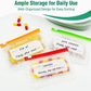 💊 A8 Waterproof Pill Organizer – 14 Large Zippered Pouches for A8 Binder