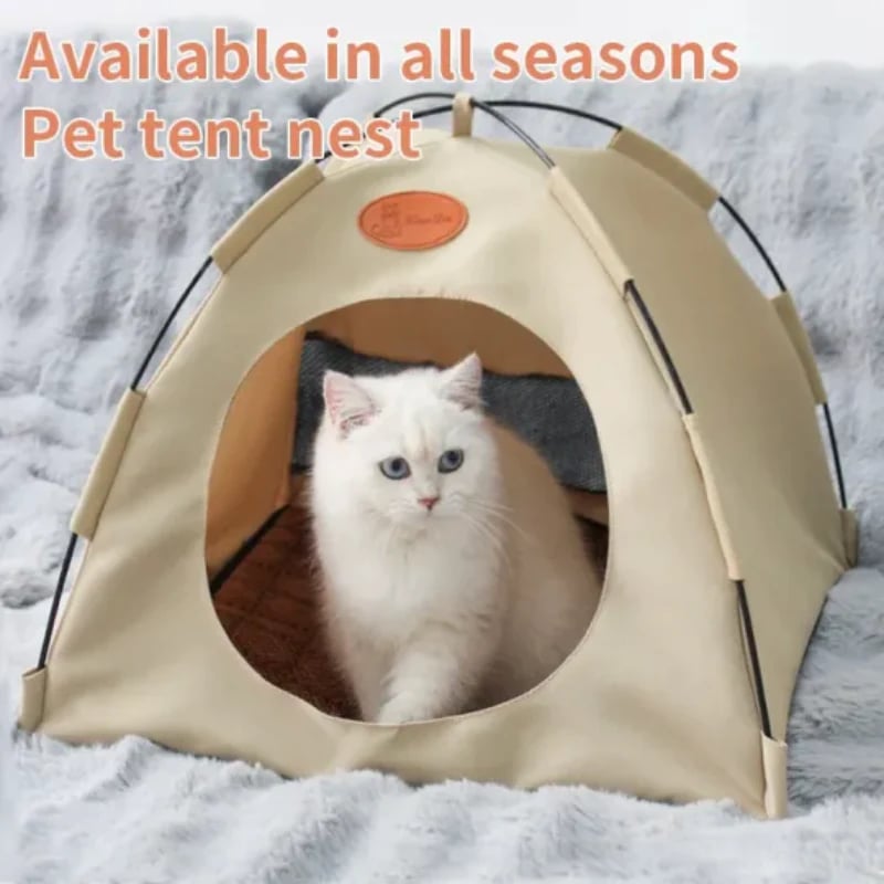 🐱 Pet Cooling Tent Bed