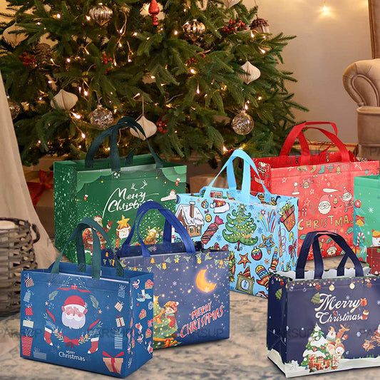 Halloween & Christmas Non-Woven Candy Tote Bag
