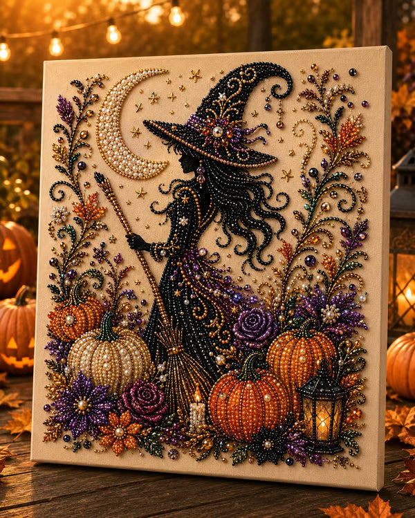 🔥Last Day 49% OFF - 👻✨Halloween Ghost Pearl Art DIY Kit