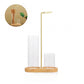 2 in 1 Incense & Candle Holder Natural Wood Base Aromatherapy Diffuser