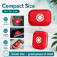 First Aid Kit: Portable Home Emergency Kit—Complete with Accessories | 26-Piece Set