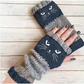 🎁Last Day Promotion 49% OFF🐱 Cute Women’s Knitted Cat Gloves — For Warm Hands & Free Fingers🧶