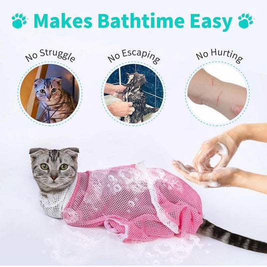 🔥HOT SALE NOW-50% OFF🐱Multi-functional Pet Grooming Bath Bag