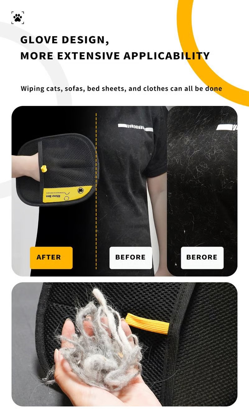 ⏳Time-Limited Special⏰Reusable Electrostatic Pet Hair Removal Glove - Works on Clothes, Couch, Car & All Fabric Surfaces