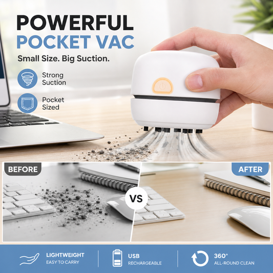 🎉limited time offer✨Portable Mini Desk Vacuum Cleaner🔥