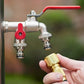 🔥Last Day 50% OFF🔥Buy 2 Save 5% & Free Shipping🔥WRAS Approved Double Outlet Outdoor Tap | Built-In Non-Return Valve & Freeze-Resistant Brass (UKCA/CE)