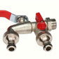 🔥Last Day 50% OFF🔥Buy 2 Save 5% & Free Shipping🔥WRAS Approved Double Outlet Outdoor Tap | Built-In Non-Return Valve & Freeze-Resistant Brass (UKCA/CE)