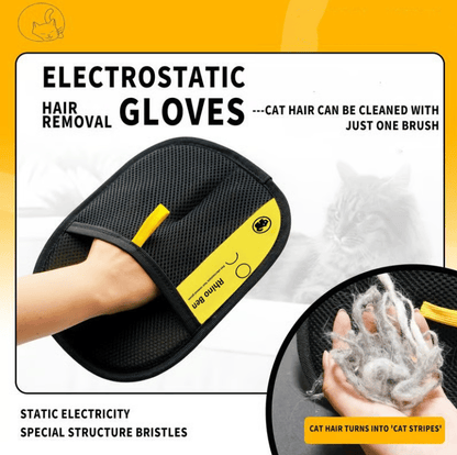 ⏳Time-Limited Special⏰Reusable Electrostatic Pet Hair Removal Glove - Works on Clothes, Couch, Car & All Fabric Surfaces