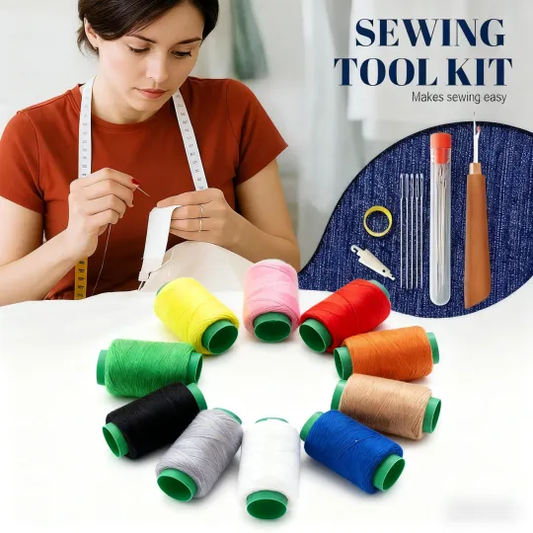 🔥34PCS Durable Big Eye Needles Set – Ideal for Sewing, Embroidery & Repairs
